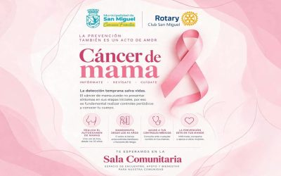 Octubre Rosa: Rotary Club San Miguel se suma a una jornada de prevención y autocuidado