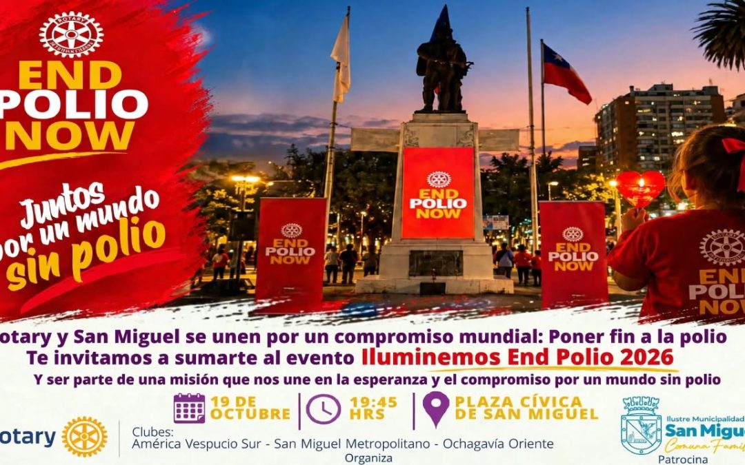 “Iluminemos End Polio 2026”: Rotary se une en San Miguel por un mundo sin polio